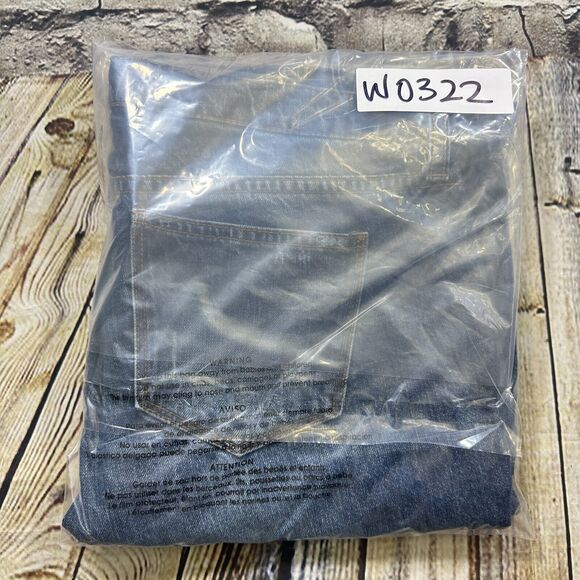 Gianni Bini Jeans‎ Womens Large Blue Distressed Straight Fit Denim Pants - Picture 14 of 14